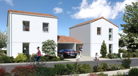 Programme immobilier neuf Le Bois Valentin - Saint-Jean-de-Monts : Résidence T2–T5 avec cadre balnéaire et confort optimisé proche des commodités (85160) - Référence : 12478