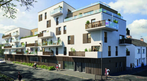 Programme immobilier neuf DOCKSIDE - Saint-Nazaire : logements neufs lumineux et sécurisés proche du port (44600) - Référence : 14890