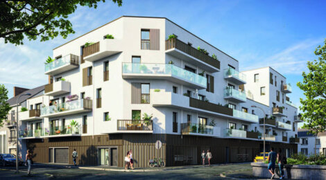 Programme immobilier neuf DOCKSIDE - Saint-Nazaire : logements neufs lumineux et sécurisés proche du port (44600) - Référence : 14890