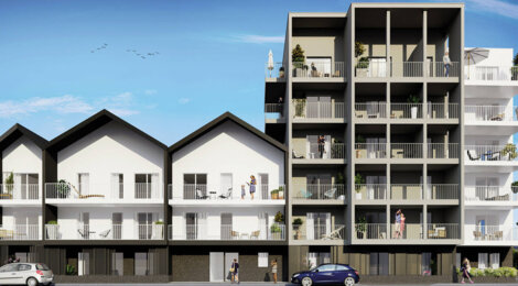 Programme immobilier neuf Coeur Océan - Saint-Nazaire : Résidence studio–T4 avec cadre résidentiel et confort optimisé proche des commodités (44600) - Référence : 17090
