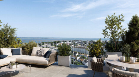 Programme immobilier neuf Harmony of the Sky - Saint-Nazaire : Résidence studio–T5 avec cadre panoramique et confort optimisé proche des commodités (44600) - Référence : 14482