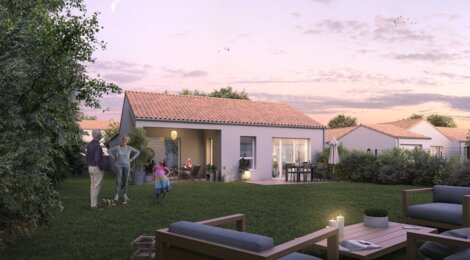 Programme immobilier neuf NATURIELLES - Saint-Sulpice-de-Royan : logements neufs 4 à 5 pièces proches des plages de Royan (17200) - Référence : 14545
