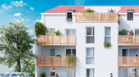 Programme immobilier neuf FLEURS BLANCHES - Vallet : Résidence T2–T4 avec cadre verdoyant et confort optimisé proche des commodités (44330) - Référence : 6786