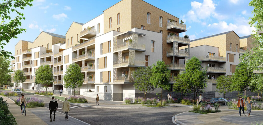 Programme immobilier neuf EPURE - QUARTIER MONTAIGNE - Angers appartements avec extérieur quartier Montaigne (49000) - Référence : 16806