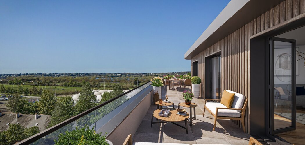 Programme immobilier neuf Panorama -  Angers : appartements neufs sécurisés et verdoyants en Lafayette (49000) - Référence : 14932
