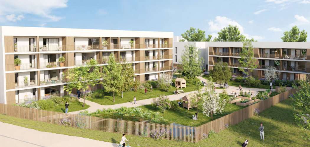 Programme immobilier neuf Twinset - Angers Les Hauts-de-Saint-Aubin résidence neuve dans un environnement végétalisé (49000) - Référence : 14159