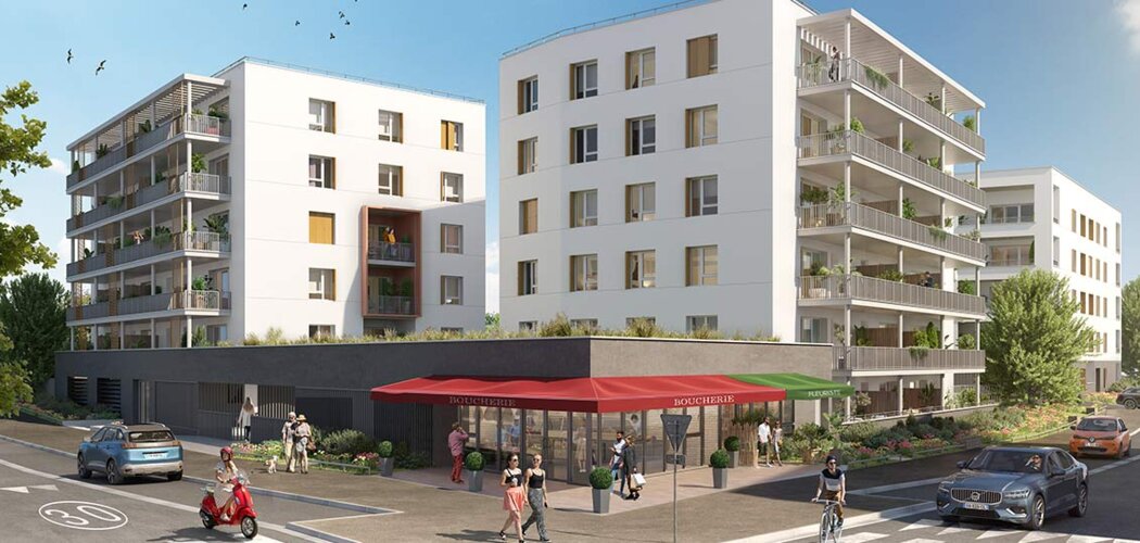 Programme immobilier neuf Les Cèdres - Angers : logements neufs lumineux et sécurisés proche des transports (49000) - Référence : 17037