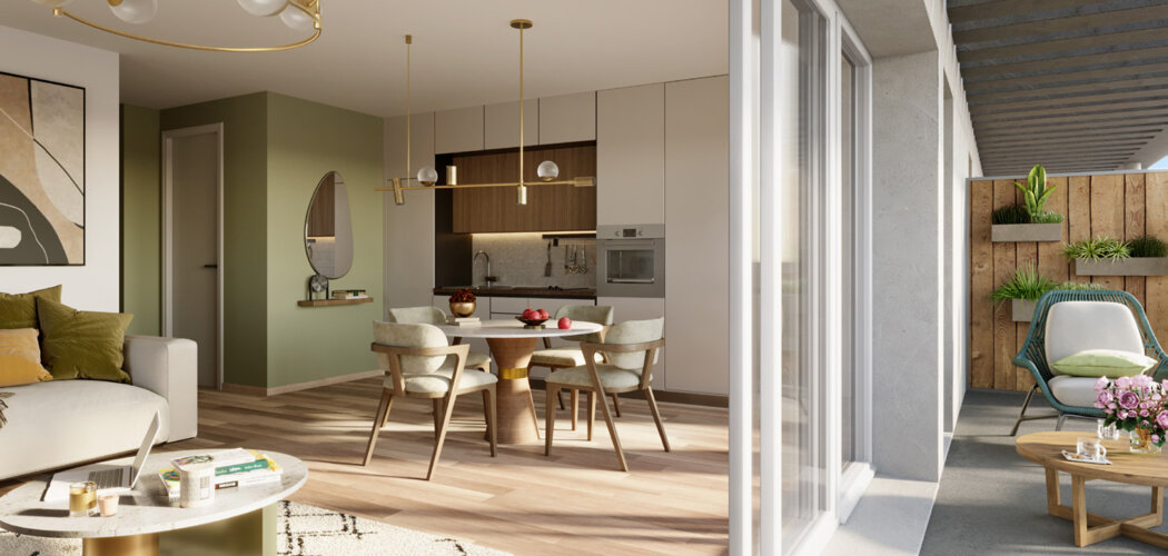 Programme immobilier neuf Les Cèdres - Angers : logements neufs lumineux et sécurisés proche des transports (49000) - Référence : 17037