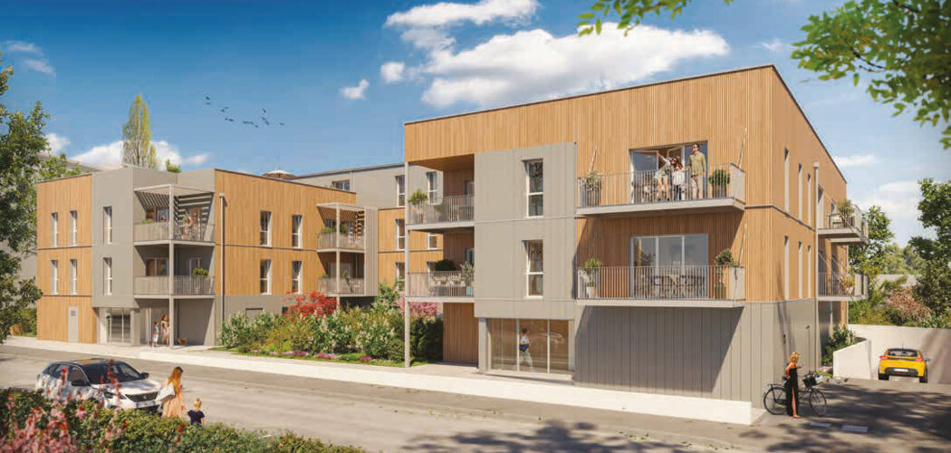 Programme immobilier neuf SEVEA - Angers : logements neufs sécurisés et lumineux proche des commerces (49000) - Référence : 15148