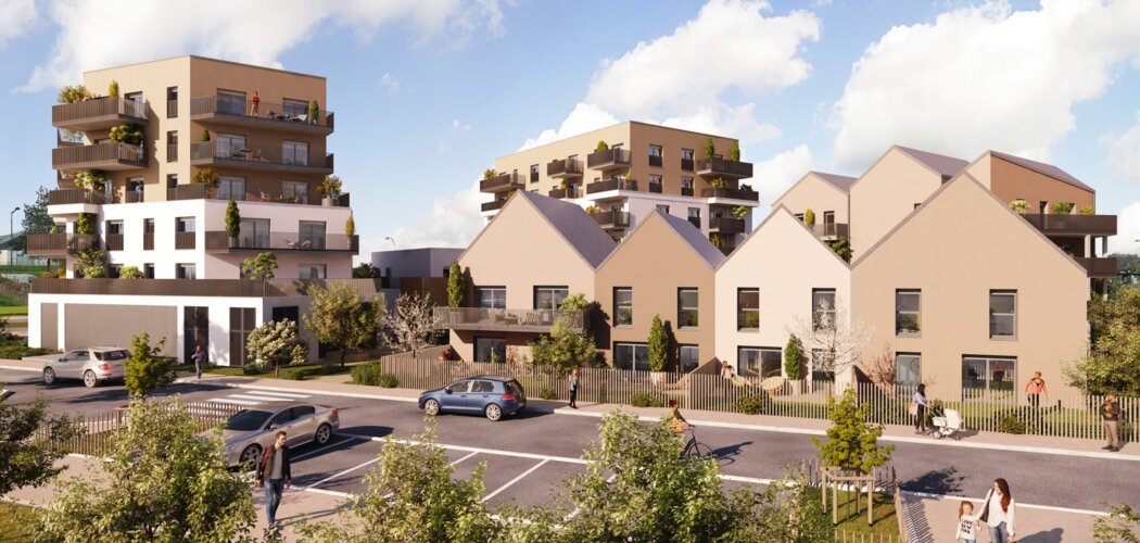 Programme immobilier neuf DELTA - Angers : logements neufs T1–T5 proche du centre-ville (49000) - Référence : 11083