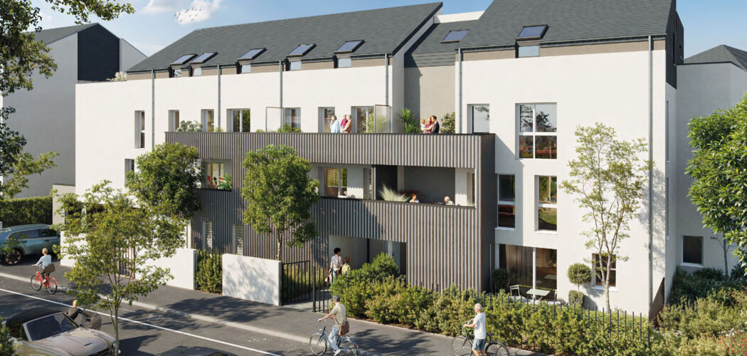 Programme immobilier neuf Centenial - Angers Madeleine-Saint-Léonard résidence intimiste au cœur d’un environnement végétalisé (49000) - Référence : 14156