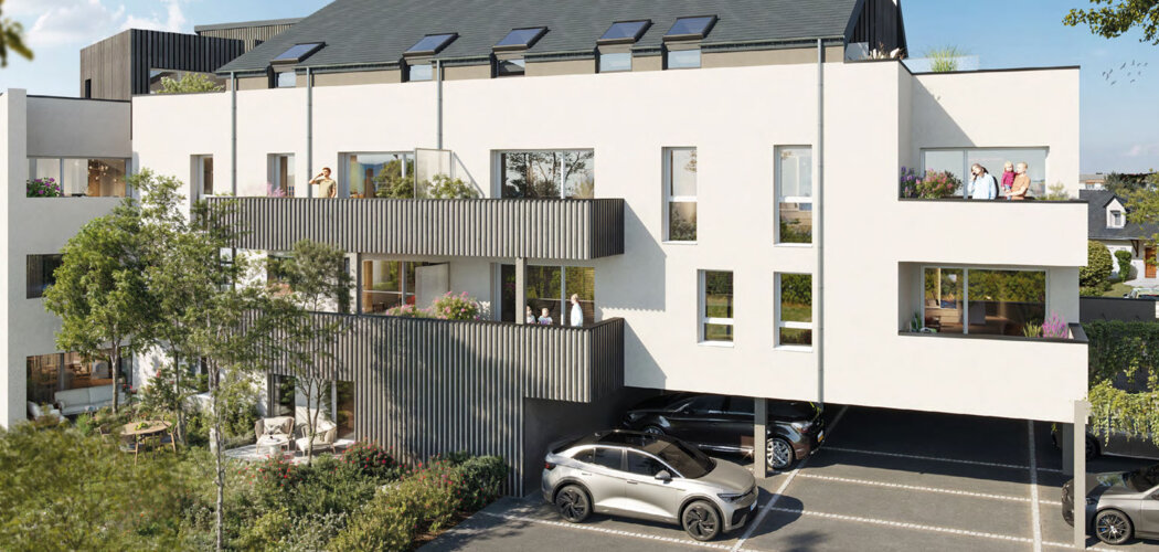 Programme immobilier neuf Centenial - Angers Madeleine-Saint-Léonard résidence intimiste au cœur d’un environnement végétalisé (49000) - Référence : 14156