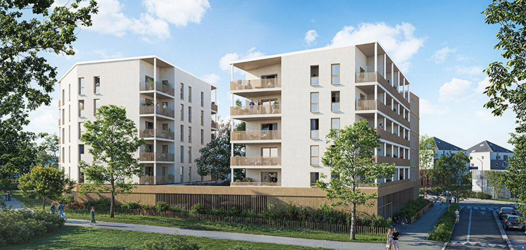Programme immobilier neuf BOIS LIZE - LIBRE TVA 5.5 % - Angers près tramway (49000) - Référence : 16807