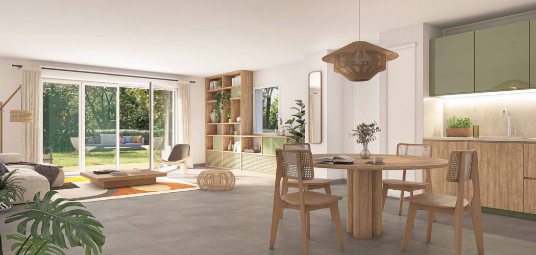 Programme immobilier neuf Domaine Lafayette - Angers quartier résidentiel à 5 min  des bus lignes 8 et 10 (49000) - Référence : 15626