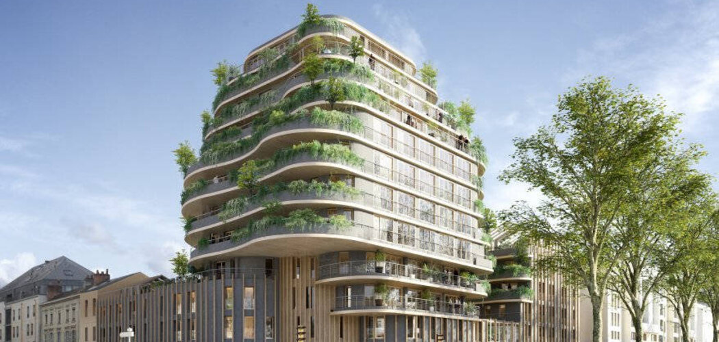 Programme immobilier neuf ARBORESCENCE - Angers : Résidence T1–T5 avec cadre urbain et confort haut de gamme proche des monuments historiques (49000) - Référence : 16919