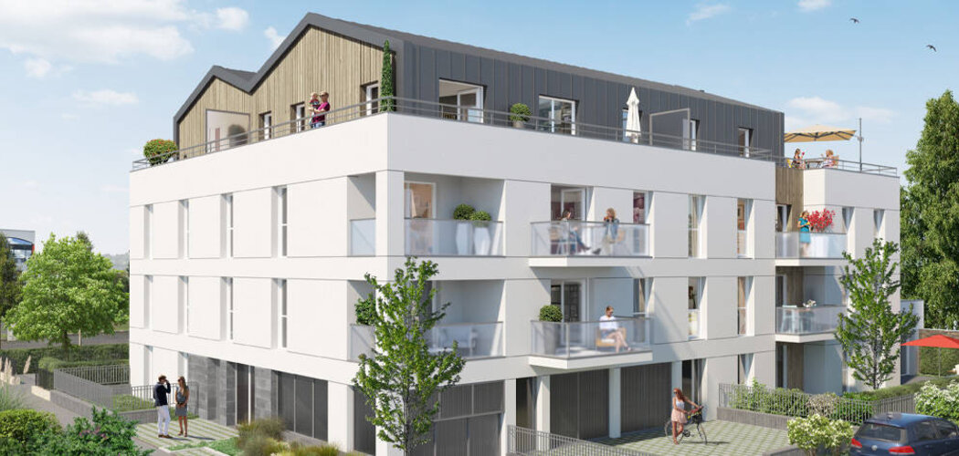 Programme immobilier neuf Villa Céleste - Angers : Résidence T2–T4 avec cadre intimiste et confort optimisé proche des commodités (49000) - Référence : 14238
