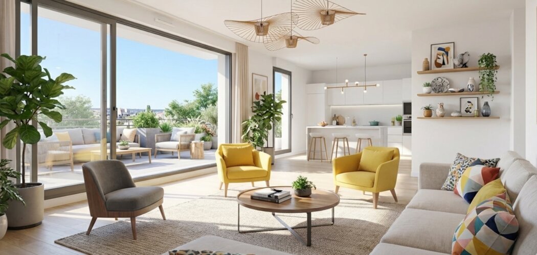Programme immobilier neuf Villa Céleste - Angers : Résidence T2–T4 avec cadre intimiste et confort optimisé proche des commodités (49000) - Référence : 14238