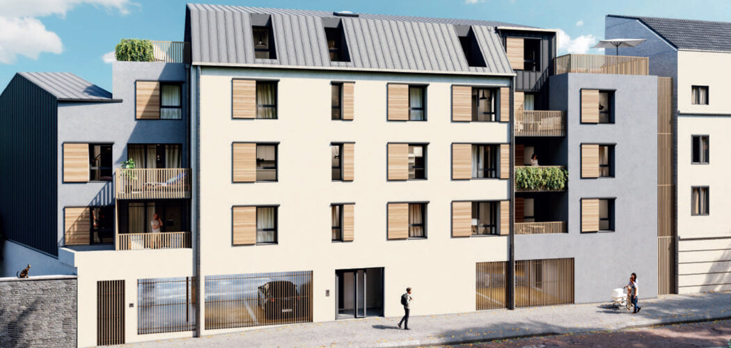 Programme immobilier neuf Trapèze - Angers vivre dans le quartier de la Doutre proche nature et tramway (49000) - Référence : 14157
