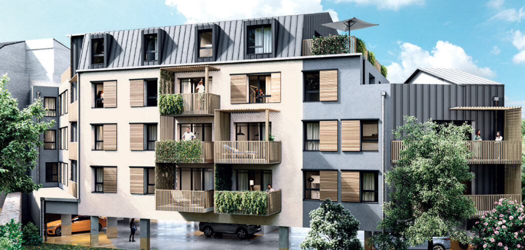 Programme immobilier neuf Trapèze - Angers vivre dans le quartier de la Doutre proche nature et tramway (49000) - Référence : 14157