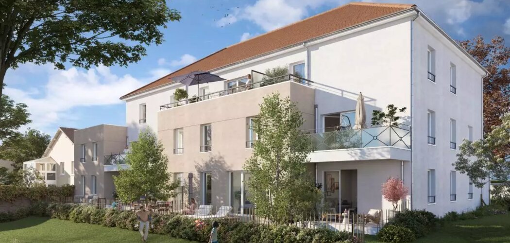 Programme immobilier neuf VILLA ANDRÉA - Basse-Goulaine, logements neufs et espaces verts proche du centre-ville (44115) - Référence : 15525