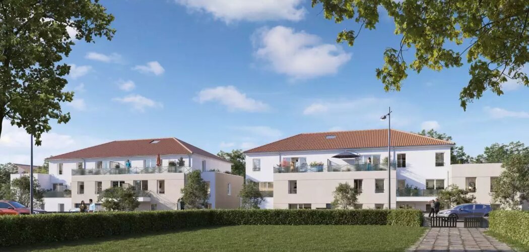 Programme immobilier neuf VILLA ANDRÉA - Basse-Goulaine, logements neufs et espaces verts proche du centre-ville (44115) - Référence : 15525