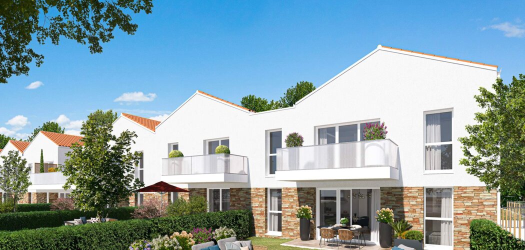 Programme immobilier neuf Le Jardin des Vignes - Bouaye centre ville près de la gare TER (44830) - Référence : 15264