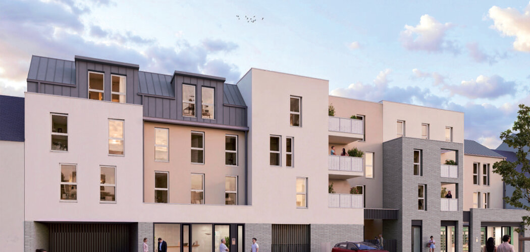 Programme immobilier neuf CARRÉ BEAUVOIR - Bouguenais centre à deux pas du Parc du Champ Toury (44340) - Référence : 15529