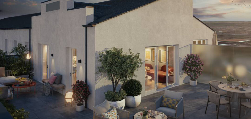 Programme immobilier neuf PASSAGE HORTENSE -  Challans : logements neufs sécurisés et verdoyants en centre-ville (85300) - Référence : 14891