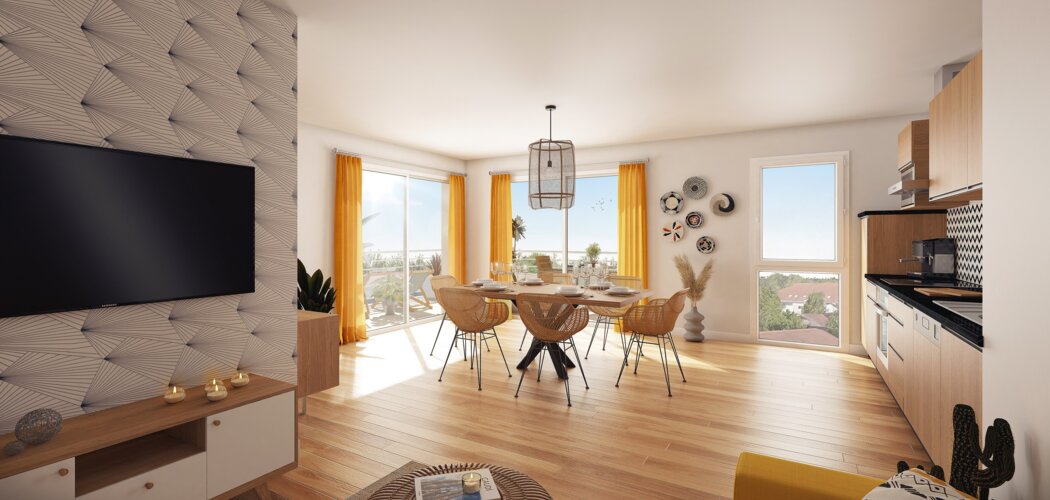 Programme immobilier neuf ORGANZA - Cholet, logements neufs et proximité centre-ville en quartier dynamique (49300) - Référence : 15976