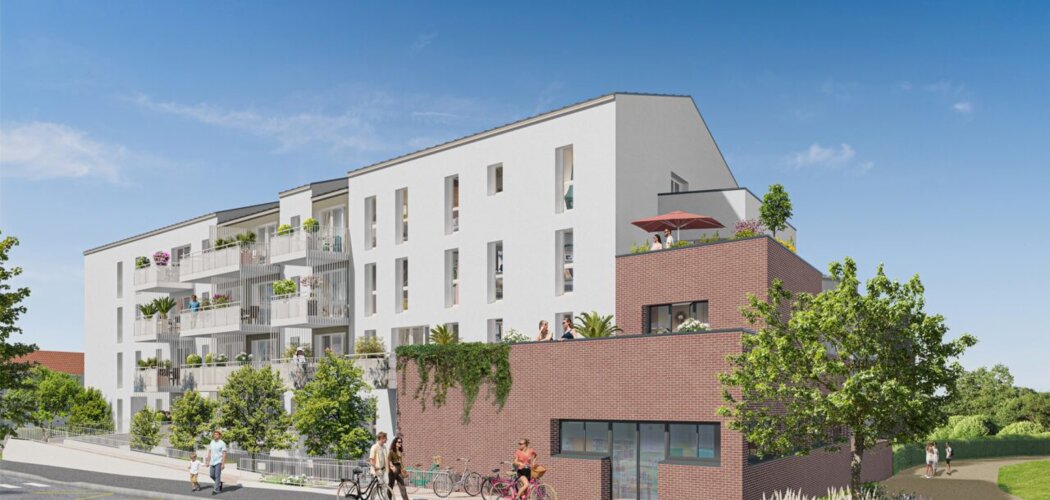 Programme immobilier neuf Les Jardins des Mauges - Cholet : logements neufs sécurisés et lumineux proche des transports (49300) - Référence : 15397