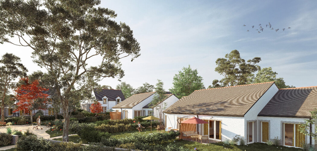 Programme immobilier neuf LE DOMAINE DU CHENE VERT - Guémené-Penfao centre du village près de la gare de Beslé (44290) - Référence : 12867