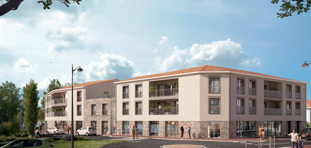 Programme immobilier neuf Calyora - Herbiers résidence intergénérationnelle à deux pas centre-ville (85500) - Référence : 16491