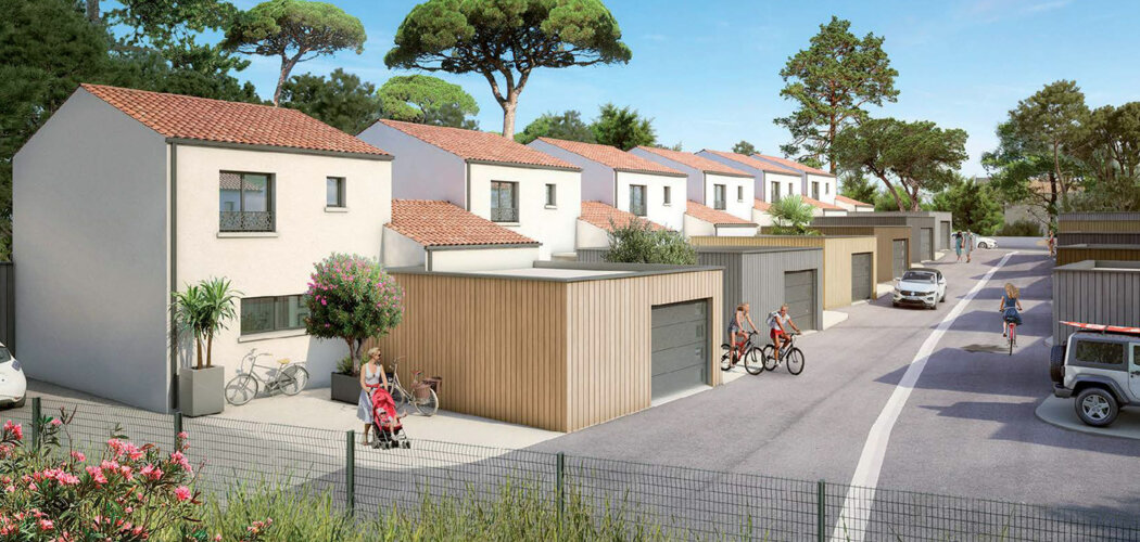 Programme immobilier neuf Quai des Mariniers - Jard sur Mer cadre littoral villas avec jardin proche port (85520) - Référence : 17220