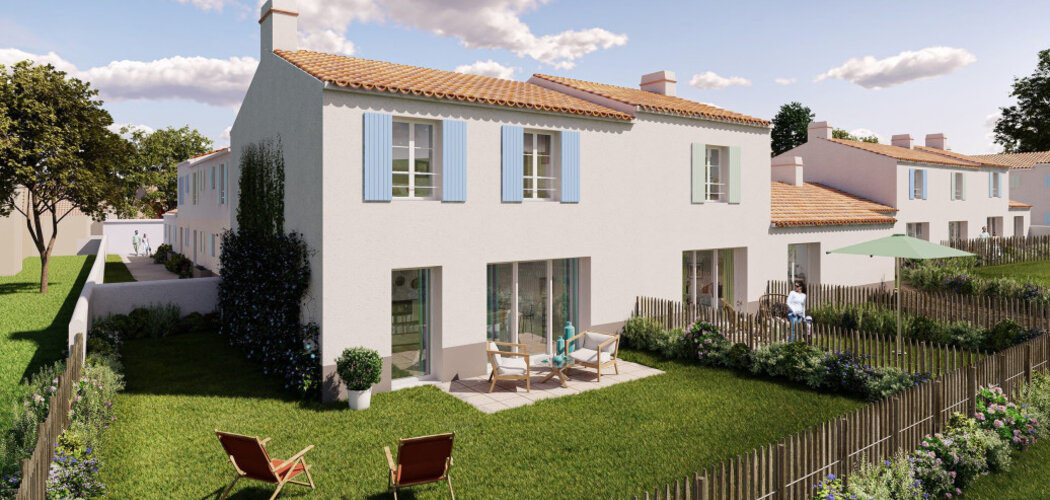 Programme immobilier neuf Le Domaine des Corsaires - L'Épine, résidence neuve et proximité Océan en quartier végétalisé (85740) - Référence : 15984