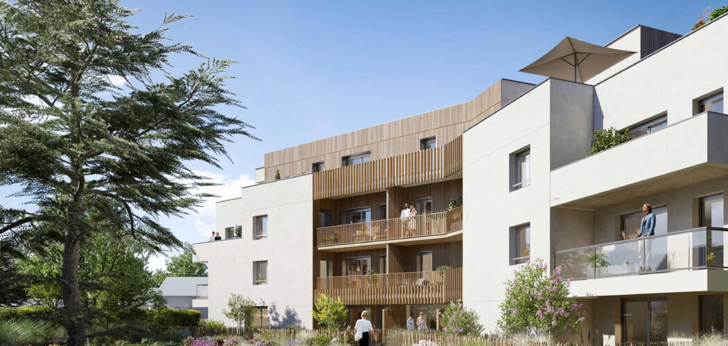 Programme immobilier neuf BOREA - La Chapelle-sur-Erdre adresse nature à 10 min du tram-train (44240) - Référence : 15585