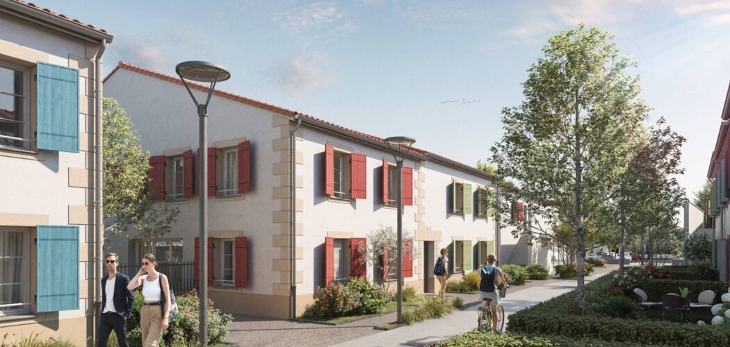 Programme immobilier neuf Le Clos du Chemin Vert - La Jarrie : logements neufs sécurisés et verdoyants proche des commodités (17220) - Référence : 14572