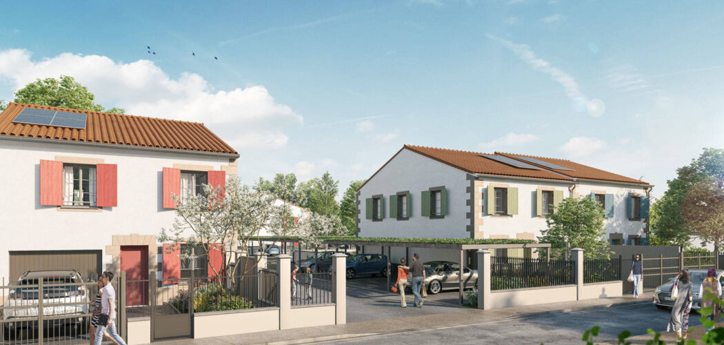 Programme immobilier neuf Le Clos du Chemin Vert - La Jarrie : logements neufs sécurisés et verdoyants proche des commodités (17220) - Référence : 14572