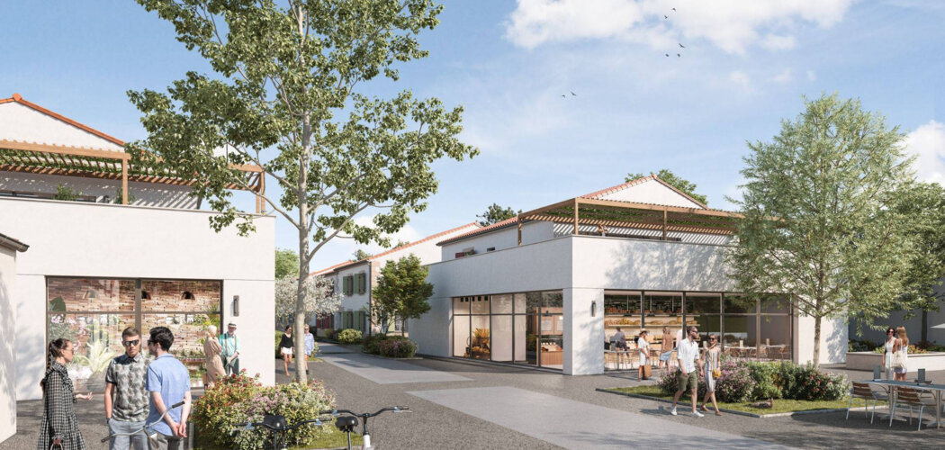 Programme immobilier neuf Le Clos du Chemin Vert - La Jarrie : logements neufs sécurisés et verdoyants proche des commodités (17220) - Référence : 14572