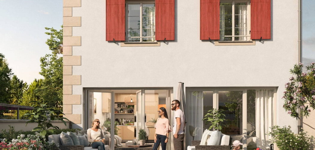 Programme immobilier neuf Le Clos du Chemin Vert - La Jarrie : logements neufs sécurisés et verdoyants proche des commodités (17220) - Référence : 14572