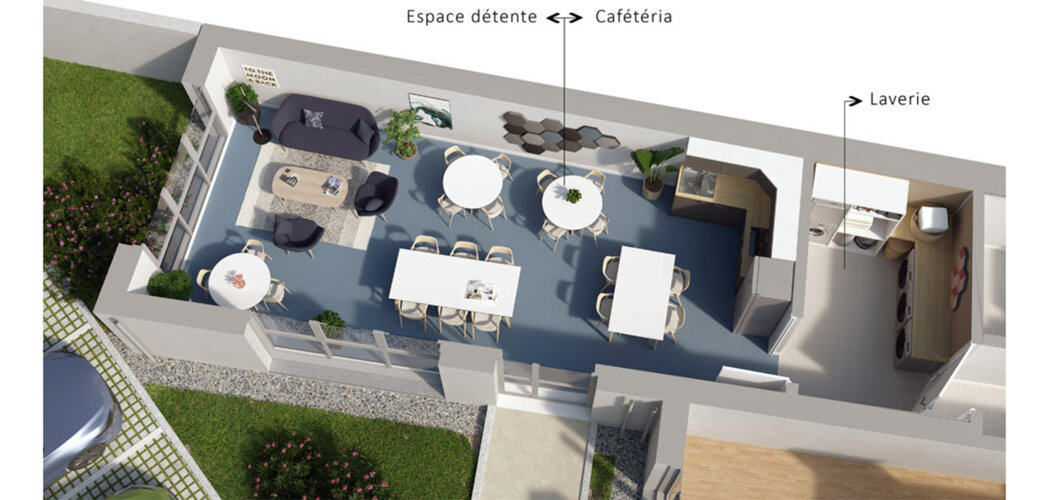 Programme immobilier neuf My Work Vendée - La Roche-sur-Yon à deux pas du Pentagone et de la gare (85000) - Référence : 16484