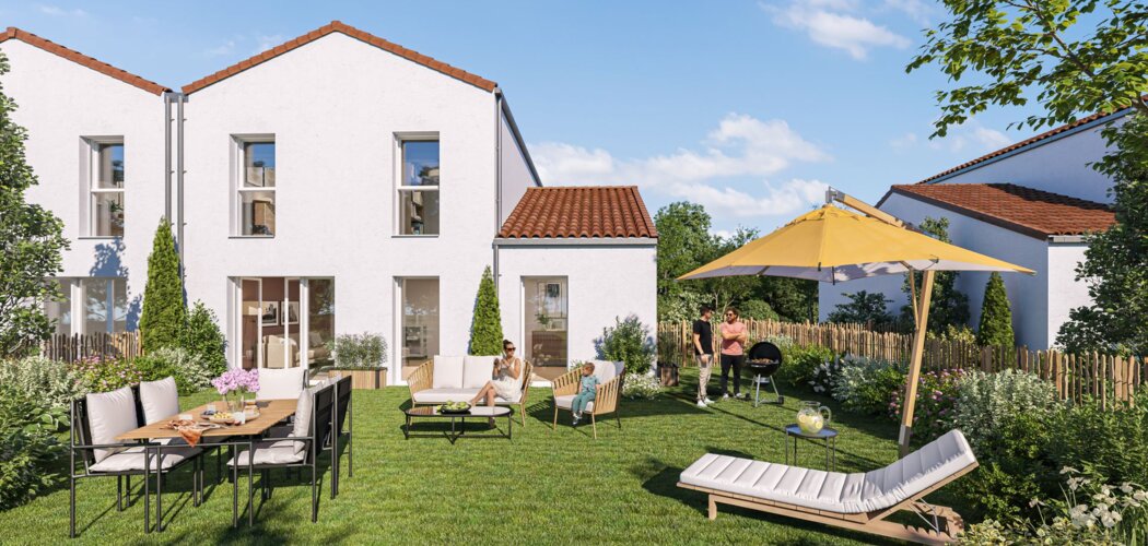 Programme immobilier neuf Nature & Sens - La Roche-sur-Yon : appartements et maisons neuves T1–T6 proche du centre-ville (85000) - Référence : 15792