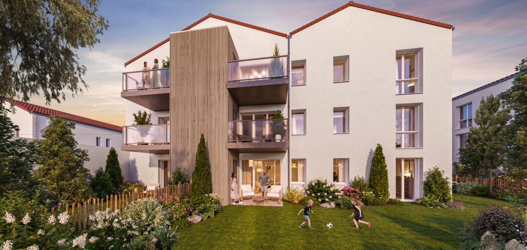 Programme immobilier neuf Nature & Sens - La Roche-sur-Yon : appartements et maisons neuves T1–T6 proche du centre-ville (85000) - Référence : 15792