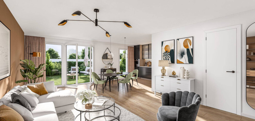 Programme immobilier neuf LES JARDINS DE LA BROSSARDIERE - La Roche-sur-Yon dans le quartier recherché de la Brossardière (85000) - Référence : 16438
