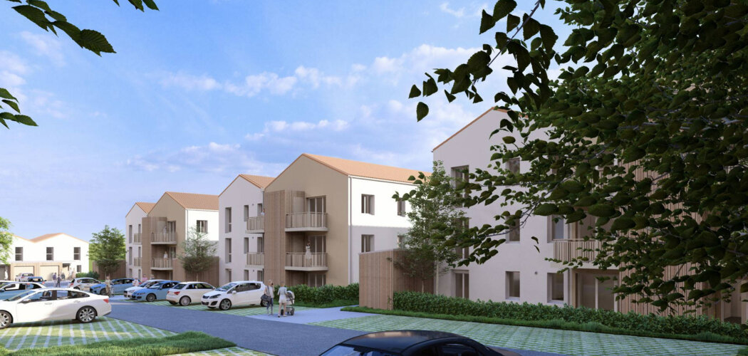 Programme immobilier neuf LES JARDINS DE LA BROSSARDIERE - La Roche-sur-Yon dans le quartier recherché de la Brossardière (85000) - Référence : 16438