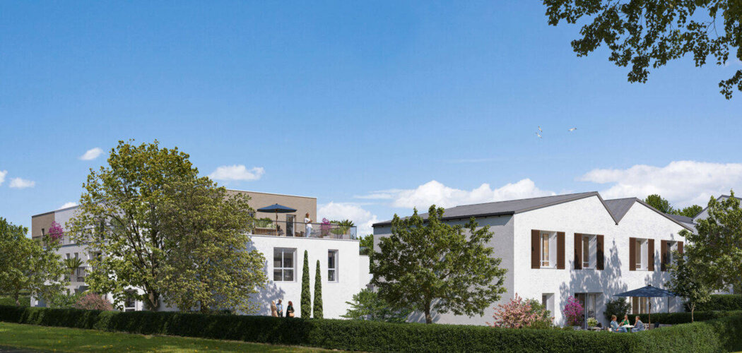 Programme immobilier neuf Le Parc de l'Etang - La Roche-sur-Yon : logements neufs T2–T5 proche du ruisseau de La Raillée (85000) - Référence : 15812