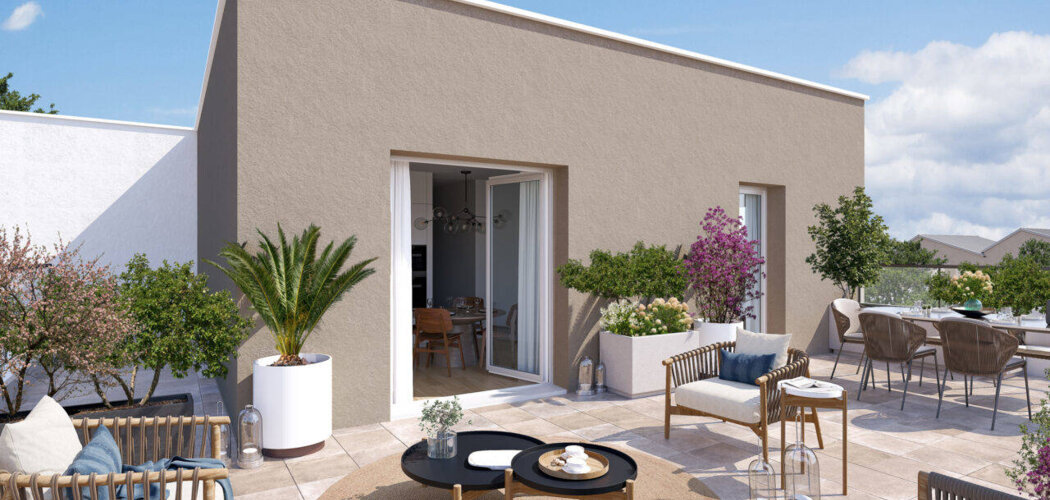 Programme immobilier neuf Le Parc de l'Etang - La Roche-sur-Yon : logements neufs T2–T5 proche du ruisseau de La Raillée (85000) - Référence : 15812