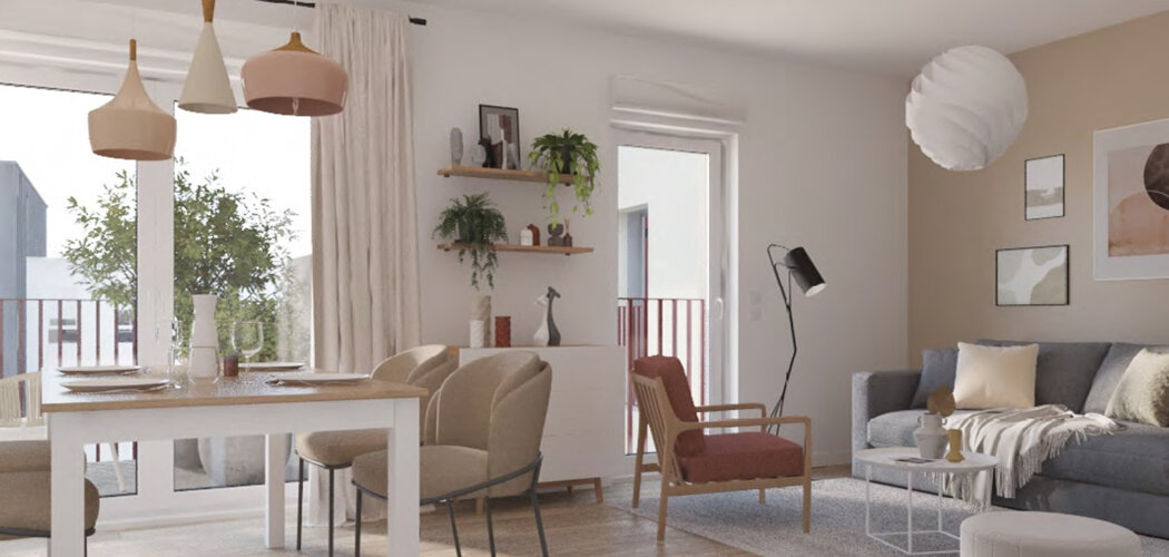 Programme immobilier neuf Azor - La Roche-sur-Yon proche gare et centre (85000) - Référence : 14151
