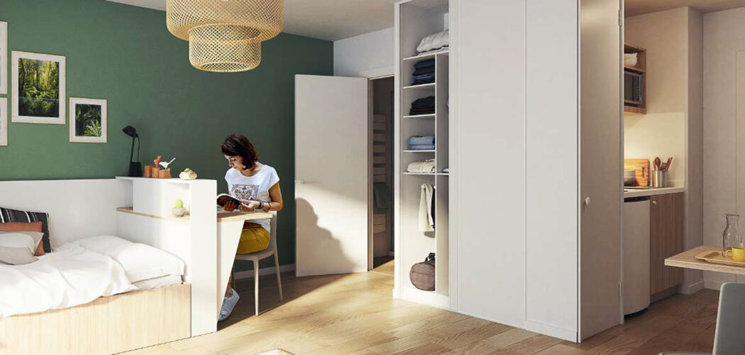 Programme immobilier neuf STUDENTLY LA ROCHE SUR YON - La Roche-sur-Yon résidence étudiante à proximité des écoles (85000) - Référence : 13578