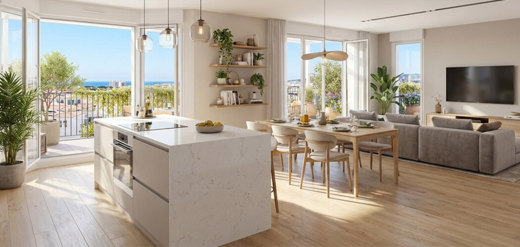 Programme immobilier neuf Soixante-Treize - La Rochelle appartements avec extérieur près de l’océan (17000) - Référence : 14571