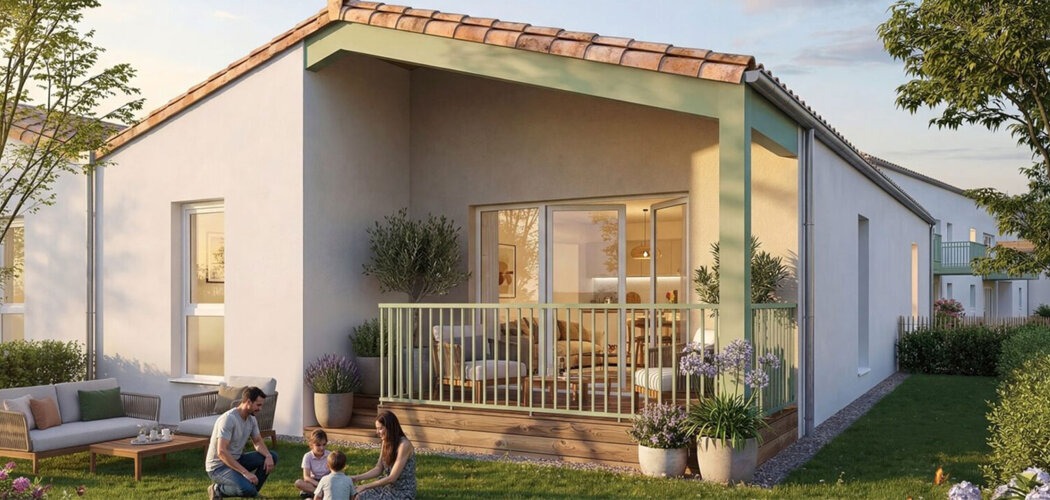 Programme immobilier neuf HYPHEN - Maisons - La Rochelle maisons neuves avec jardin proches gare (17000) - Référence : 14570